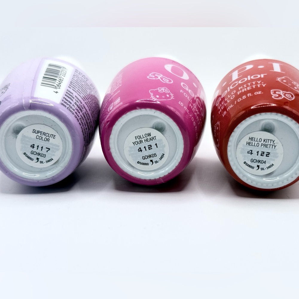 3pc~OPI X HELLO KITTY GelColor Nail Polish - Picture 2 of 4